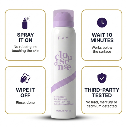 FAY - Smooth Skin in 10 Minutes, Pain-Free Mousse
