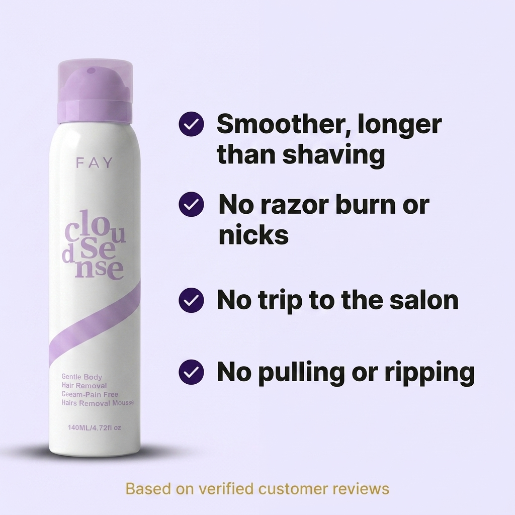 FAY - Smooth Skin in 10 Minutes, Pain-Free Mousse
