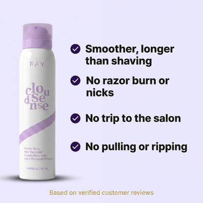 FAY - Smooth Skin in 10 Minutes, Pain-Free Mousse