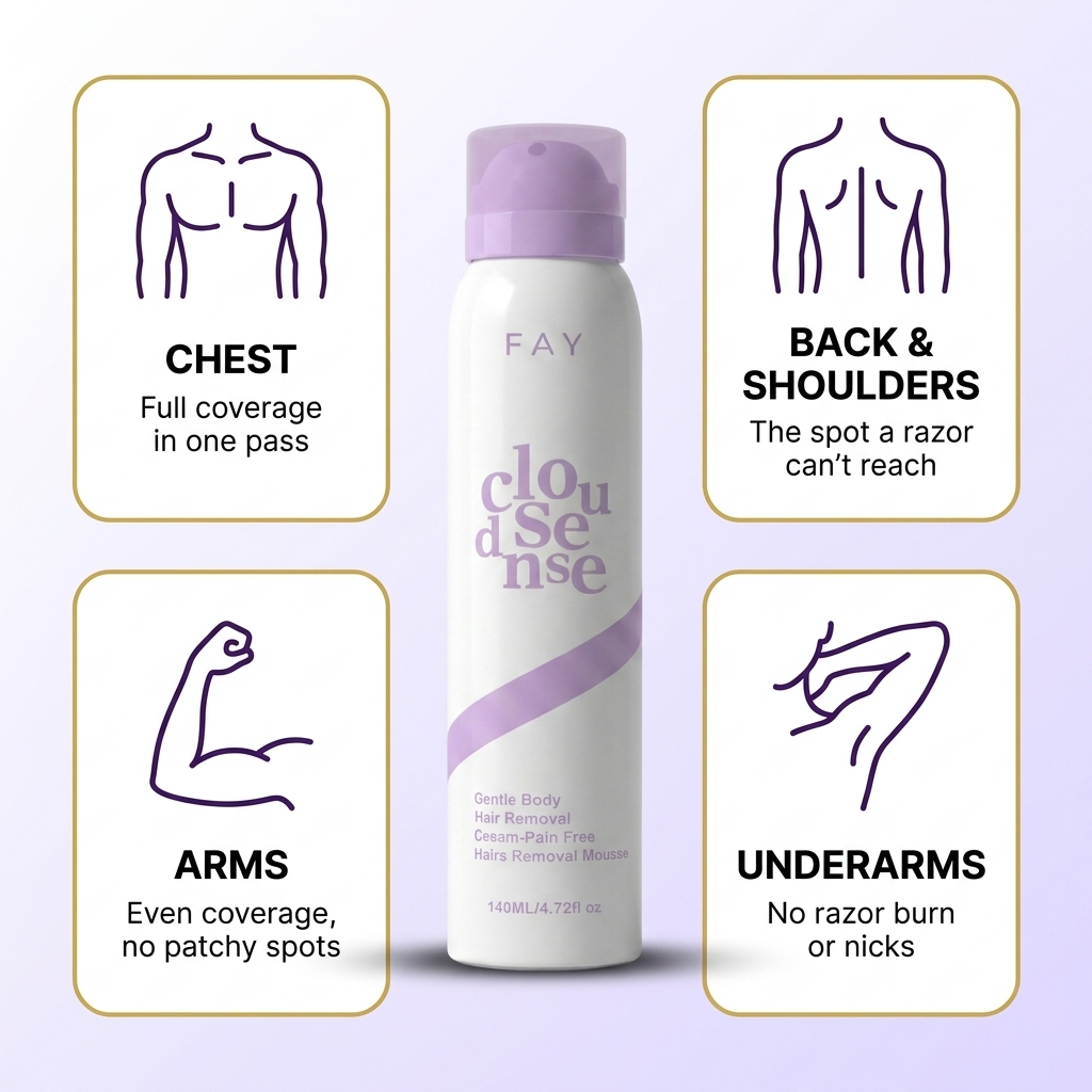 FAY - Smooth Skin in 10 Minutes, Pain-Free Mousse