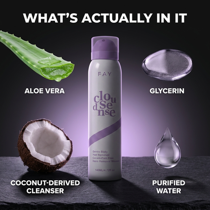 FAY - Smooth Skin in 10 Minutes, Pain-Free Mousse