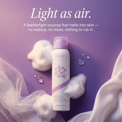 FAY - Silky Smooth Skin in 10 Minutes, Pain-Free Mousse