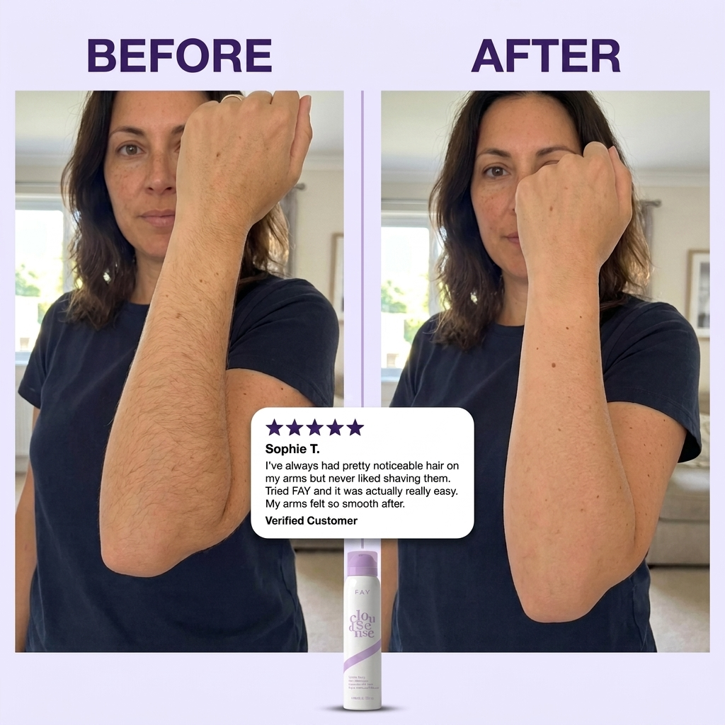 FAY - Silky Smooth Skin in 10 Minutes, Pain-Free Mousse