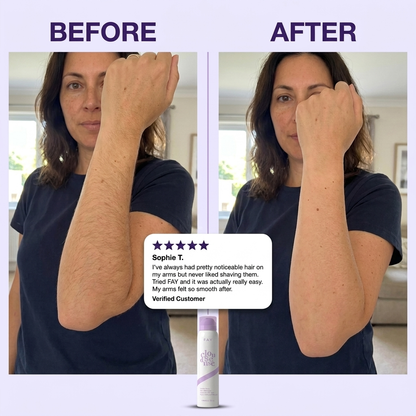 FAY - Silky Smooth Skin in 10 Minutes, Pain-Free Mousse