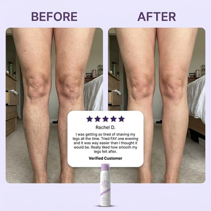FAY - Silky Smooth Skin in 10 Minutes, Pain-Free Mousse